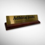 Metal Desk Nameplate 4