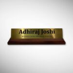 Metal Desk Nameplate 5