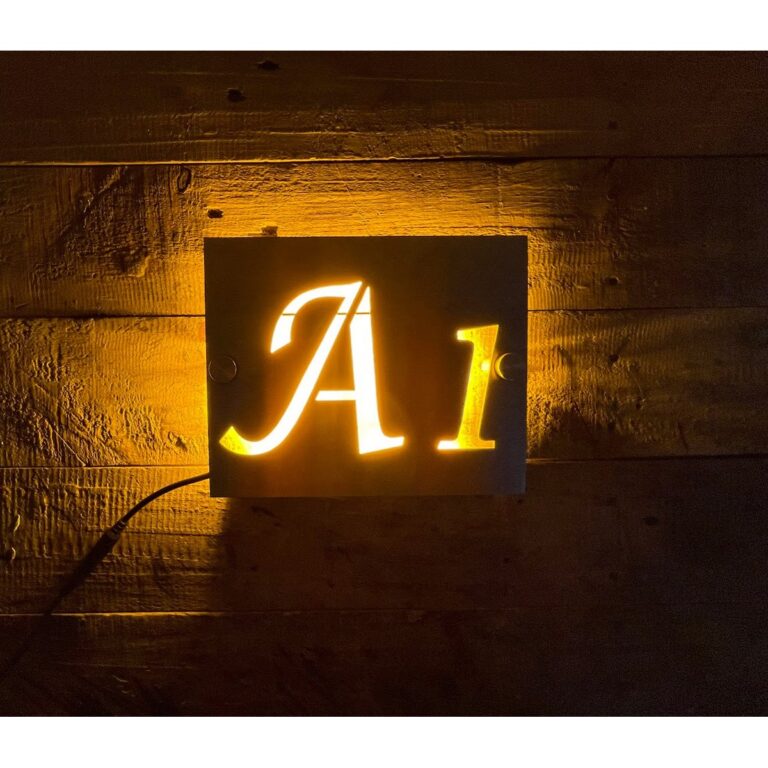 Metal Led House Number Plate 768x768