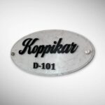 Oval Marble Finish Nameplate 4