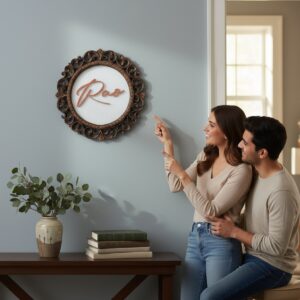 Round Designer Nameplate