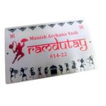 Stainless Steel CNC Laser Engraved House Name Plate