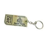 Stainless Steel Engraved Keychain Custamised 3