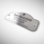 Steel Laser Cut Nameplate 4