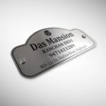 Steel Laser Cut Nameplate 6