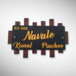 Stone Textured Handcraft Nameplate 3