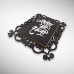 Stone Textured Handcrafted Nameplate 2