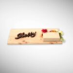 Wood Flower Planter Nameplate 6