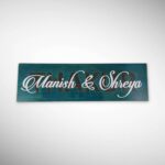 Wood Inlay Work Nameplate 2
