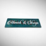 Wood Inlay Work Nameplate 5