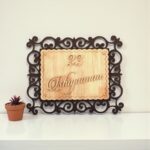 Wooden Nameplate 2
