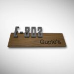 Wooden Nameplate 5