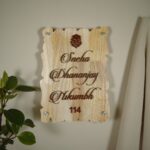 Wooden Stylish Nameplate 2