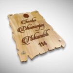 Wooden Stylish Nameplate 4