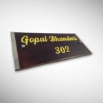 Wooden Stylish Nameplate 2
