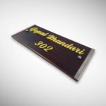 Wooden Stylish Nameplate 3