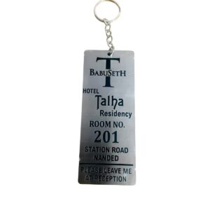 Stainless Steel Customised Engraved Keychains 2 3