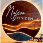 Acrylic Multicolor Wooden Texture LED Wall Sign 2