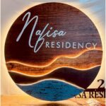 Acrylic Multicolor Wooden Texture LED Wall Sign 3