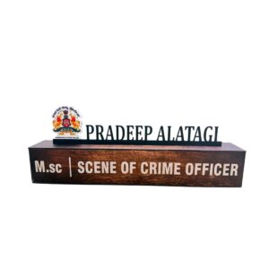 Desk Table Customized Name Plate 3