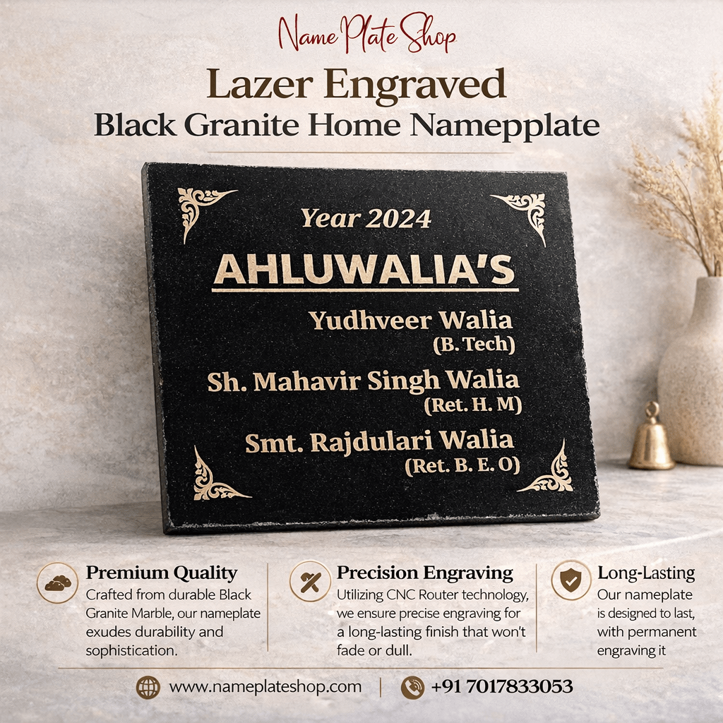 Granite Nameplate