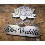 Stainless Steel Engraved Personalised Design LED Name Plate 4 2