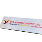 Company Multicolor LED Wall Name Plate 2