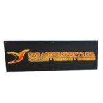 Company Multicolor LED Wall Name Plate 4