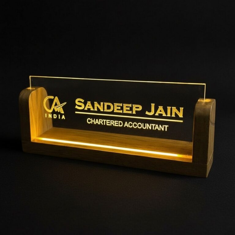 LED Desk Nameplate 768x768